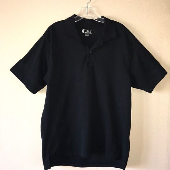 Izod XFG Mens Black Polo Shirt - Picture 1 of 5